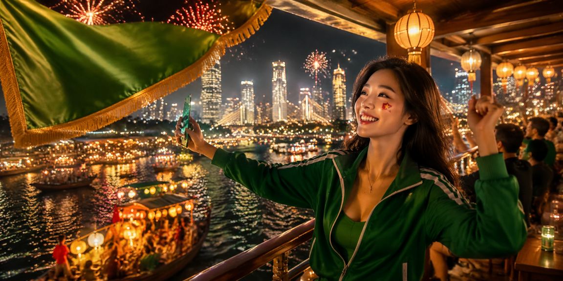 Quang cảnh chợ đêm Đà Nẵng về đêm, biểu tượng cho trải nghiệm giải trí sôi động và jackpot VIP
